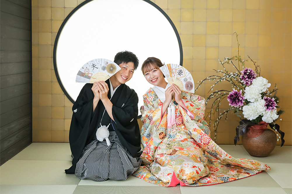 【2月撮影・限定5組】新婦和洋２着＋新郎和洋２着　150カットデータプラン